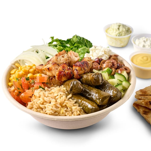 Pork Souvlaki Bowl.