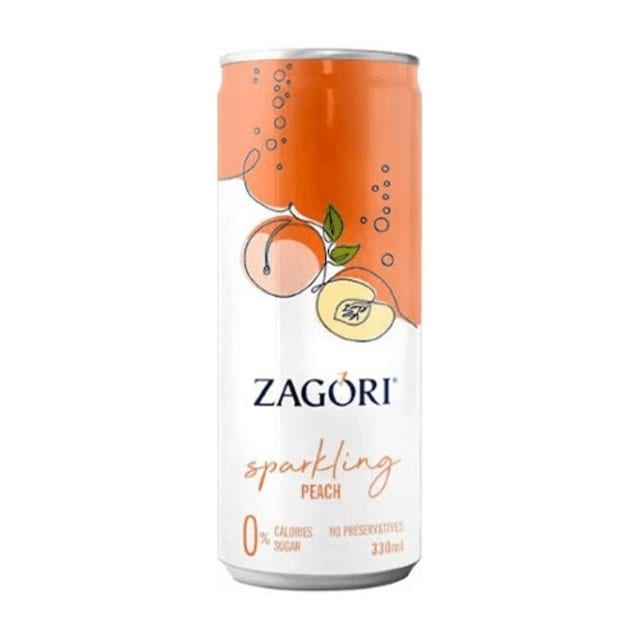 Zagori Sparkling Water Peach.