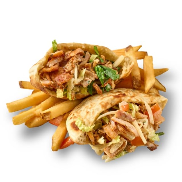 Beef & Lamb Yeero Pita Pocket.