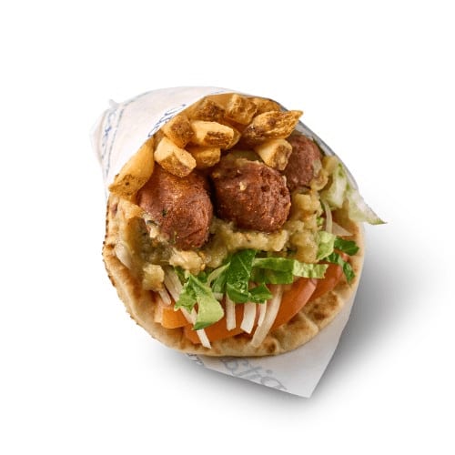 Plant Based Meatballs Pita.