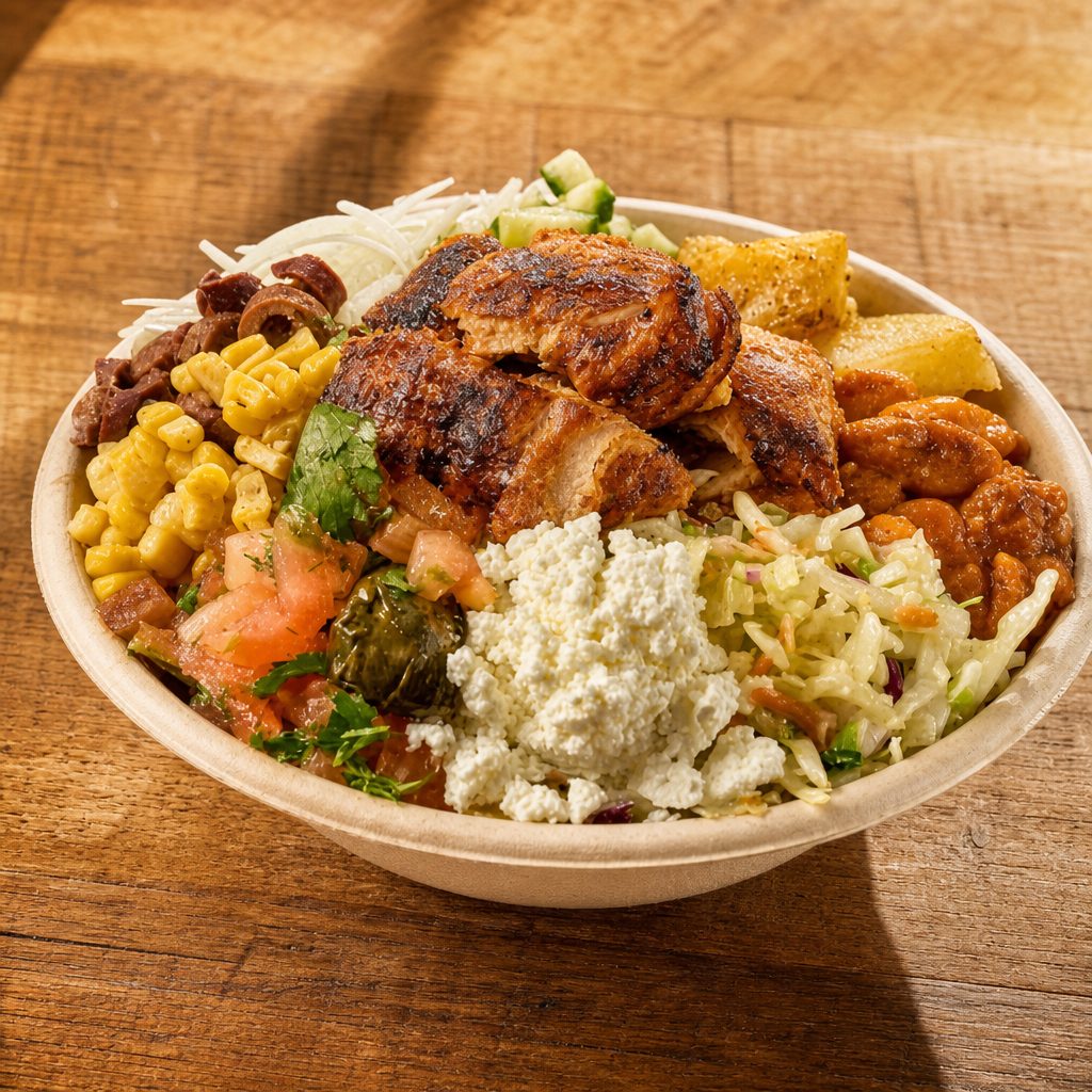 Chicken Yeero Bowl.