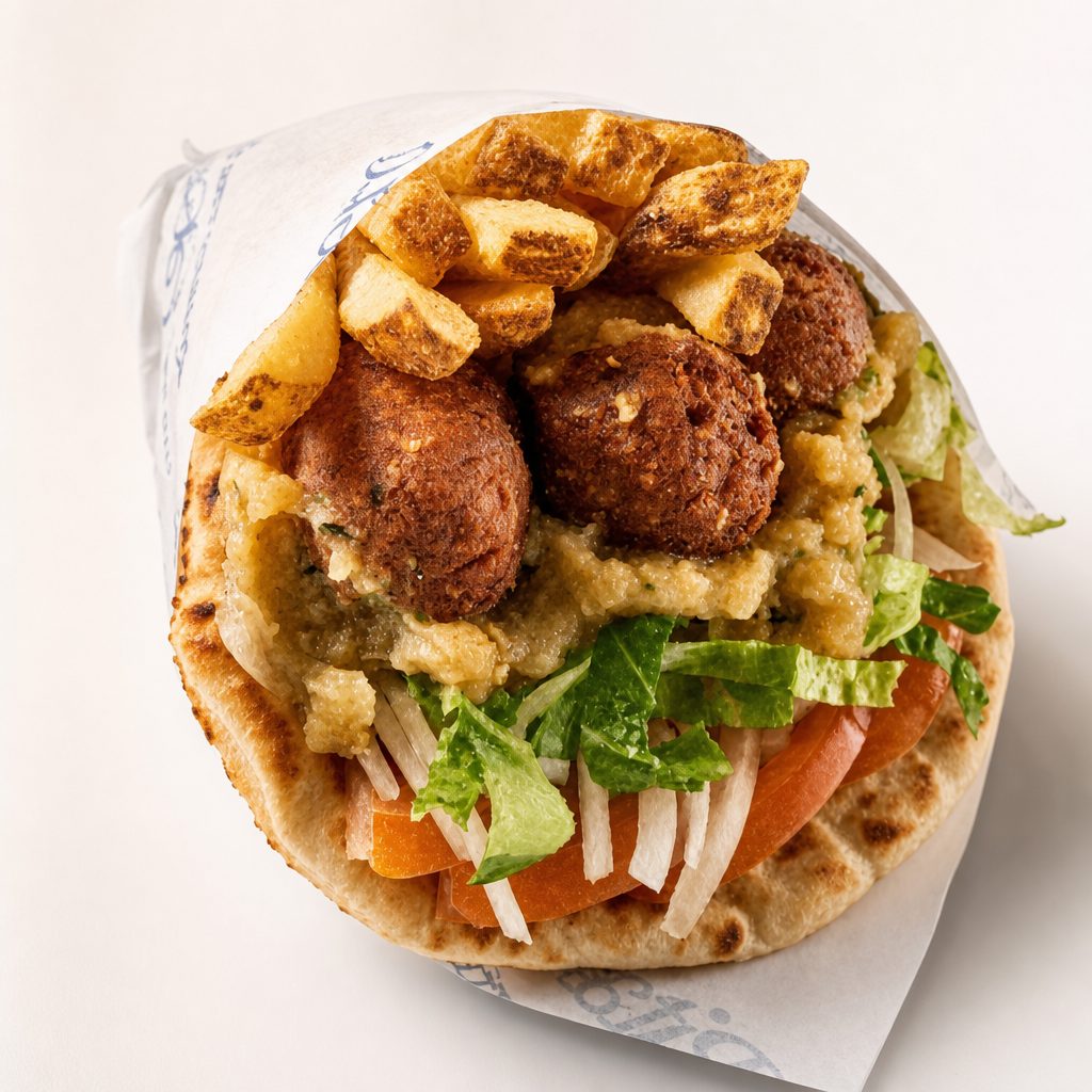Plant Based Meatballs Pita.