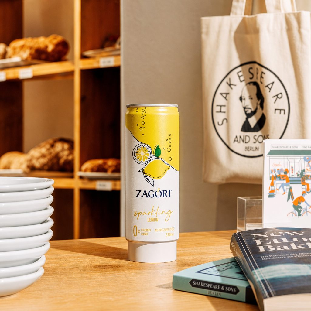 Zagori Sparkling Water Lemon.