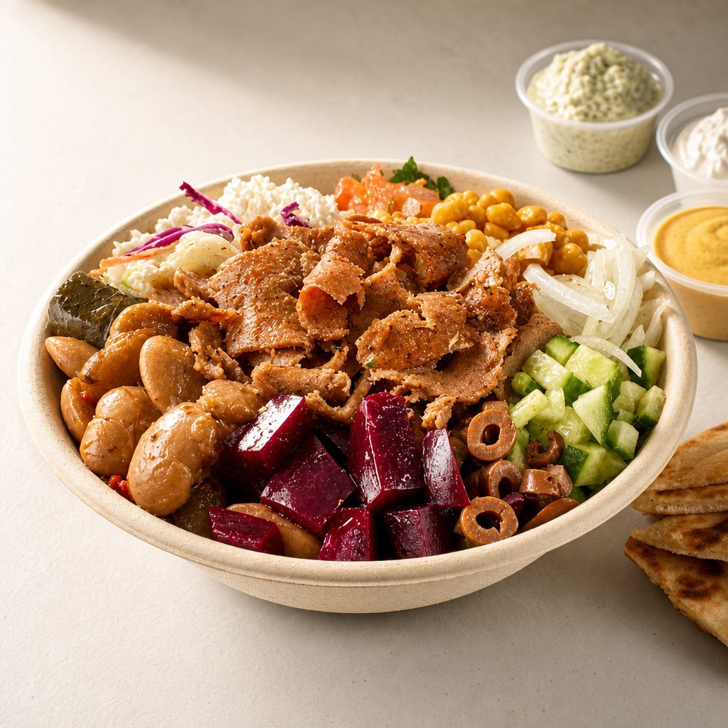 Beef and Lamb Bowl.