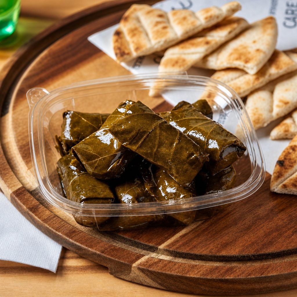 Stuffed Grape Leaves.