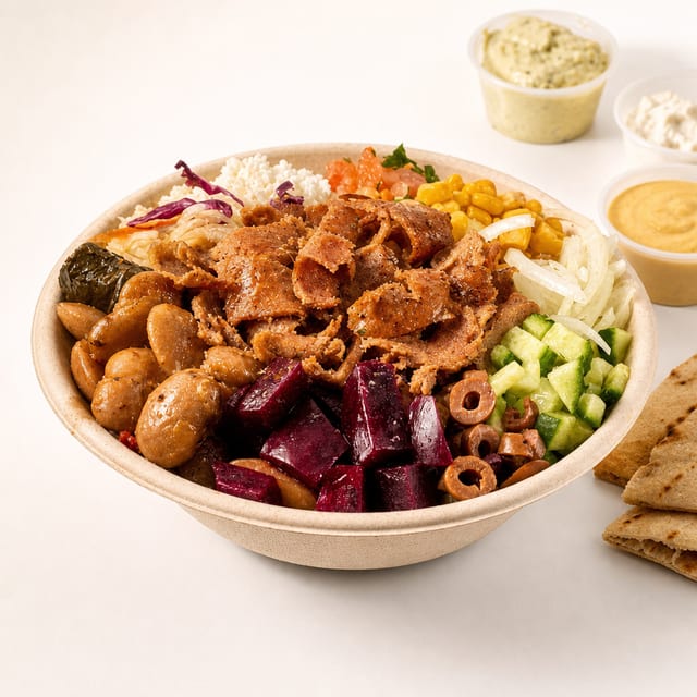 Beef and Lamb Bowl.