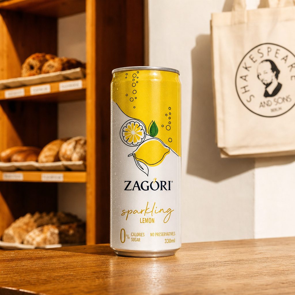 Zagori Sparkling Water Lemon.