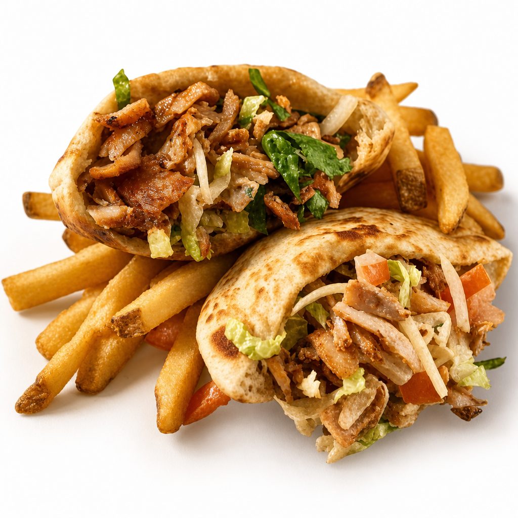 Chicken Souvlaki Pita Pocket.