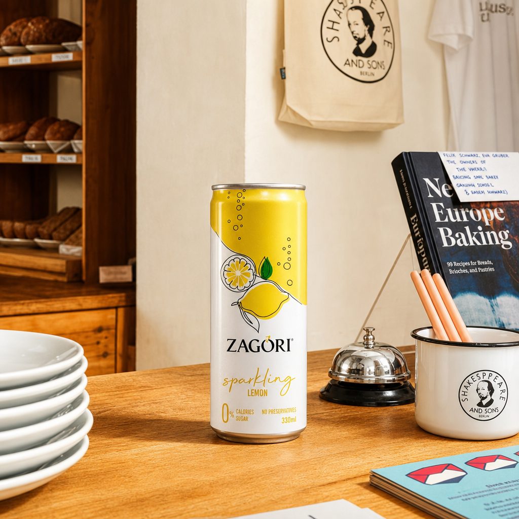 Zagori Sparkling Water Lemon.