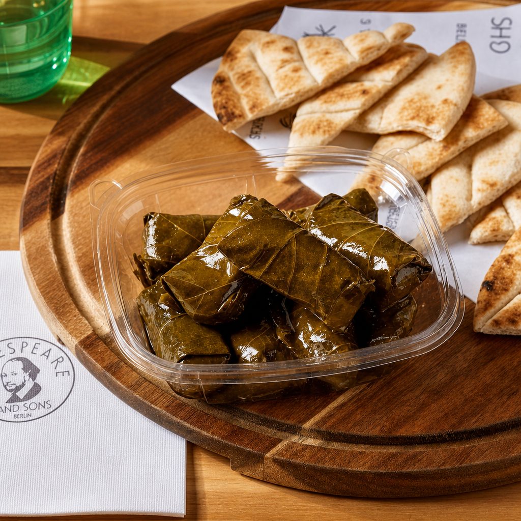 Stuffed Grape Leaves.
