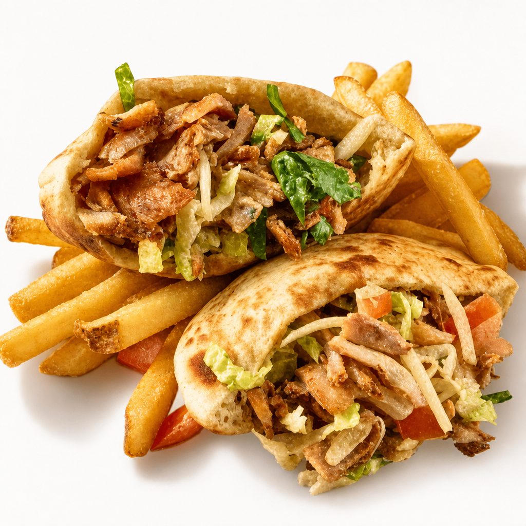 Chicken Souvlaki Pita Pocket.