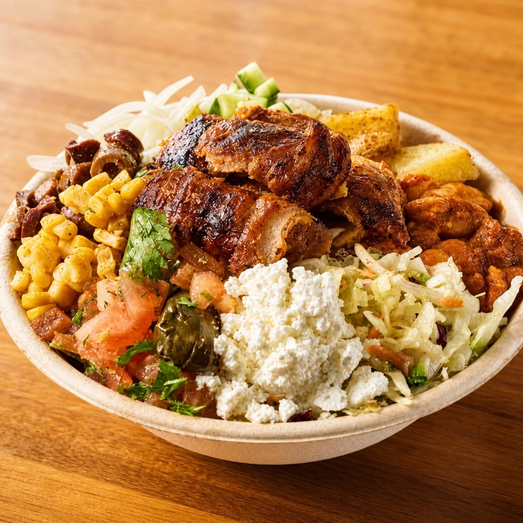 Chicken Yeero Bowl.