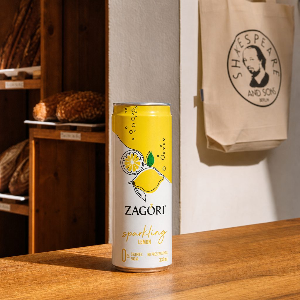 Zagori Sparkling Water Lemon.