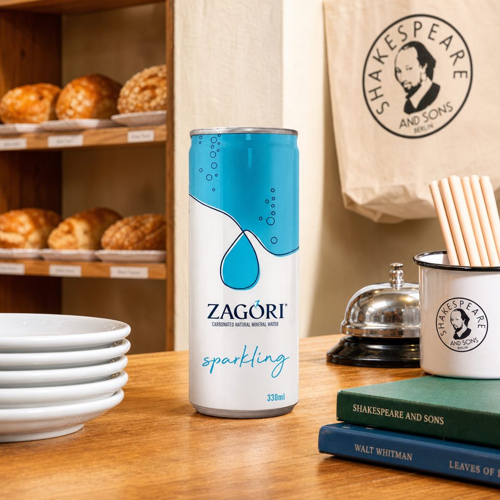 Zagori Sparkling Water 330ml.