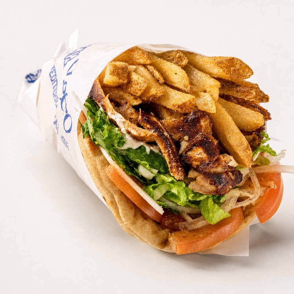 Chicken Yeero Pita.