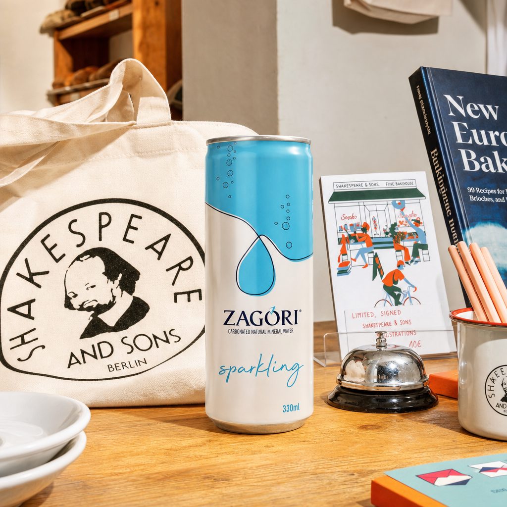 Zagori Sparkling Water 330ml.