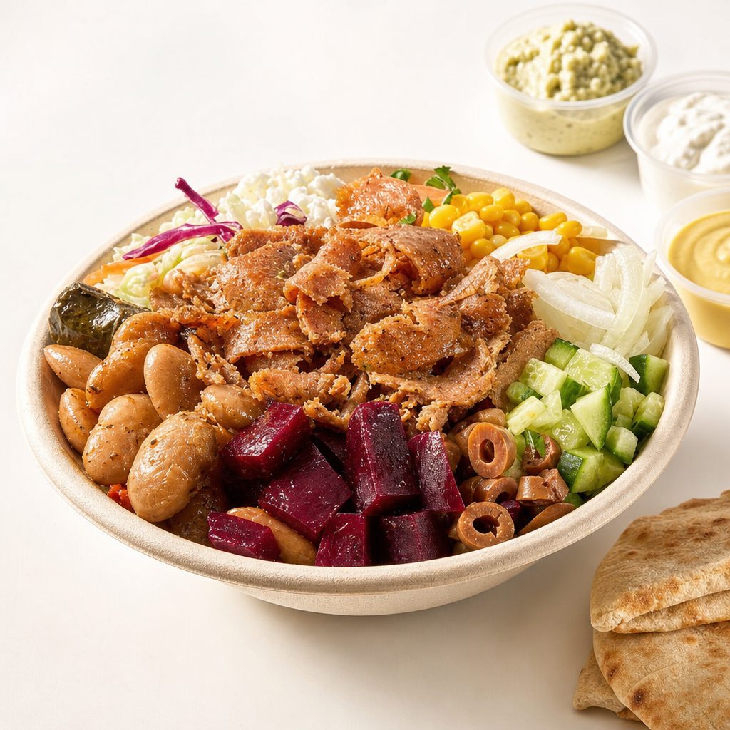 Beef and Lamb Bowl.